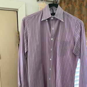 High end dress shirt. Finamore by Wilkes Bashford